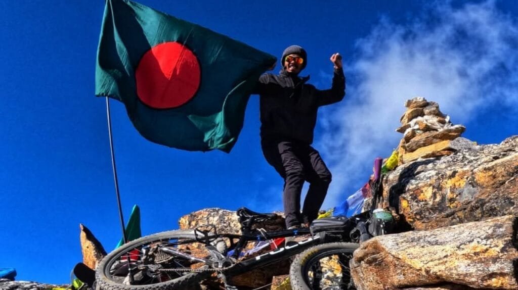 বাংলাদেশি সাইক্লিস্ট তাম্মাতের বিশ্বরেকর্ড