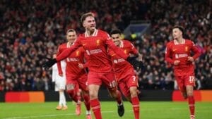 লিভারপুলের দাপুটে জয়: রিয়াল মাদ্রিদকে হারিয়ে নকআউট পর্বে পা রাখল অলরেডরা