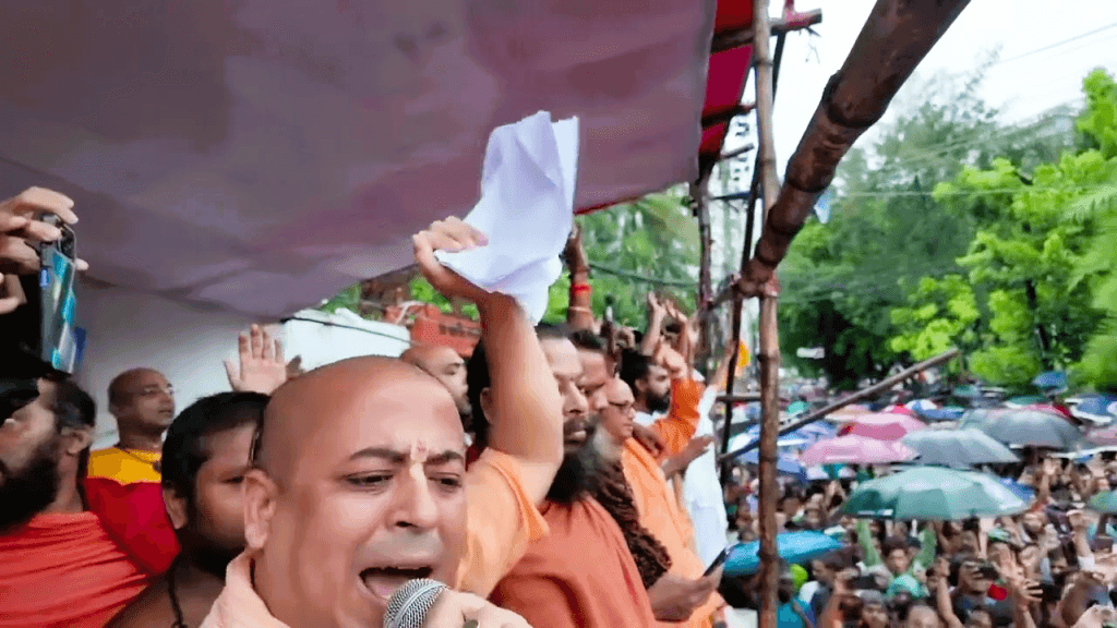 চট্টগ্রামে ইসকনের তান্ডব