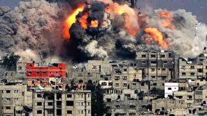 মঙ্গলবার ভোর থেকে গাজায় ইসরায়েলের হামলায় ২৩ ফিলিস্তিনি শহিদ