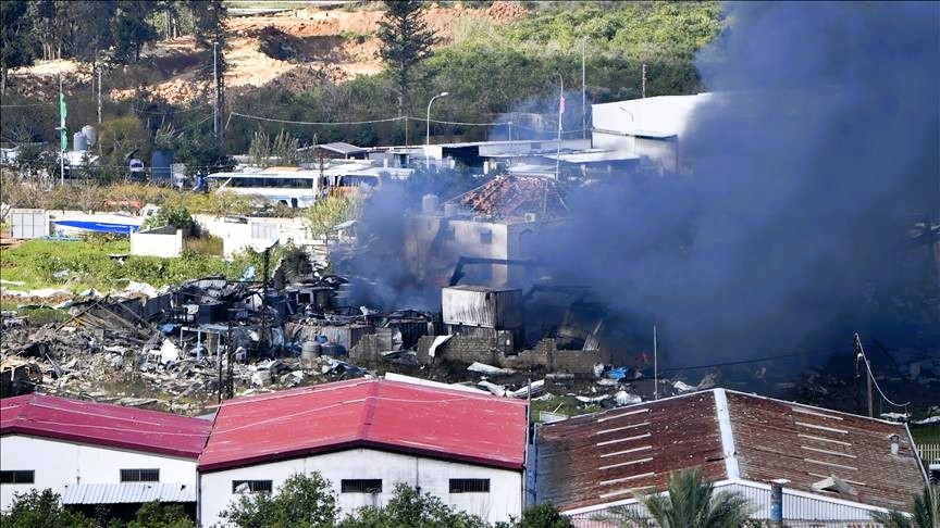 হিজবুল্লাহর রকেট হামলায় ইসরায়েলের মেটুলা শহরে ব্যাপক ক্ষয়ক্ষতি
