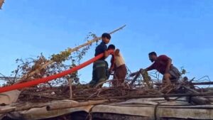 রোহিঙ্গা শরণার্থী শিবিরে আবারও আগুন, আতঙ্কিত শরণার্থীরা